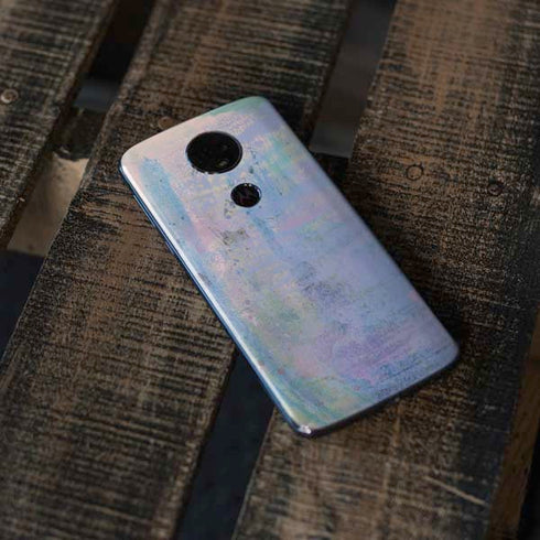 Rose Quartz & Serenity Abstract Moto E5 Plus Skin
