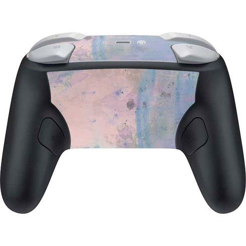 Rose Quartz & Serenity Abstract Nintendo Switch 2 (2025) Pro Controller Skin