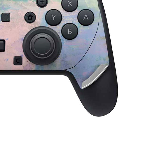 Rose Quartz & Serenity Abstract Nintendo Switch 2 (2025) Pro Controller Skin