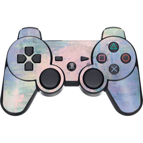 Rose Quartz & Serenity Abstract PS3 Dual Shock wireless controller Skin