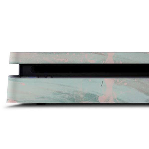 Rose Quartz & Serenity Abstract PS4 Slim Skin