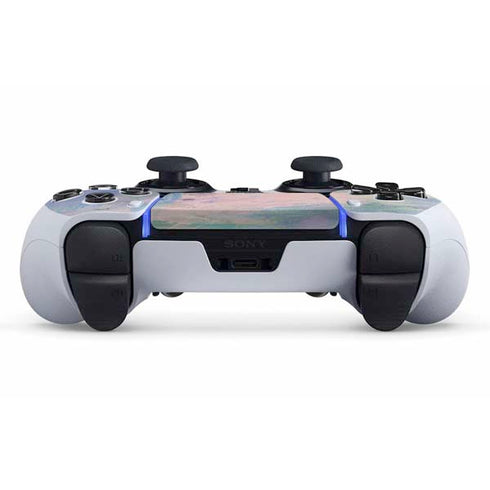 Rose Quartz & Serenity Abstract PS5 DualSense Edge Pro Controller Skin
