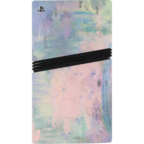 Rose Quartz & Serenity Abstract PS5 Pro Console Skin