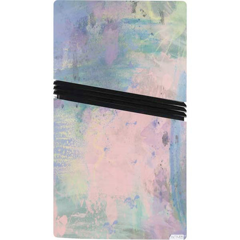 Rose Quartz & Serenity Abstract PS5 Pro Console Skin