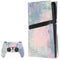 Rose Quartz & Serenity Abstract PS5 Pro Disk Bundle Skin