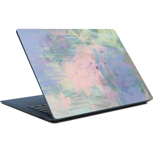 Rose Quartz & Serenity Abstract Surface Laptop Skin