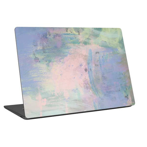 Rose Quartz & Serenity Abstract Laptop Skins