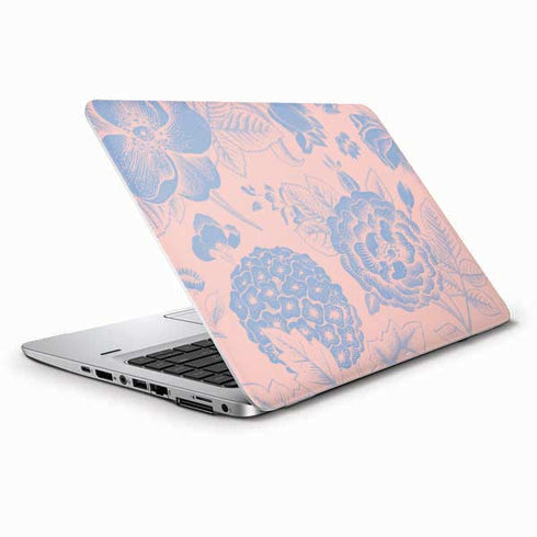 Rose Quartz & Serenity Floral HP Elitebook Skin
