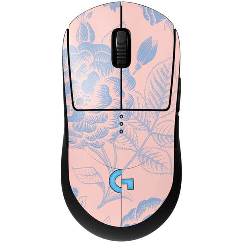 Rose Quartz & Serenity Floral G Pro Wireless Gaming Mouse Skin
