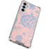 Rose Quartz & Serenity Floral Gabb Phone 4 Clear Case