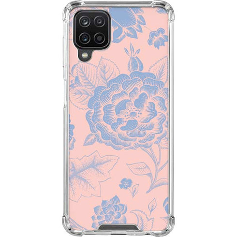 Rose Quartz & Serenity Floral Galaxy Cases
