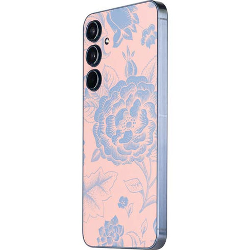 Rose Quartz & Serenity Floral Galaxy A36 5G Skin