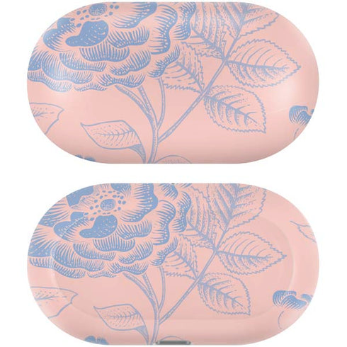 Rose Quartz & Serenity Floral Galaxy Buds Plus Skin