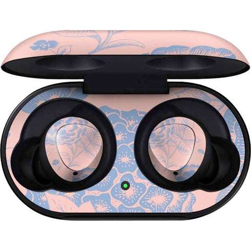 Rose Quartz & Serenity Floral Galaxy Buds Skin