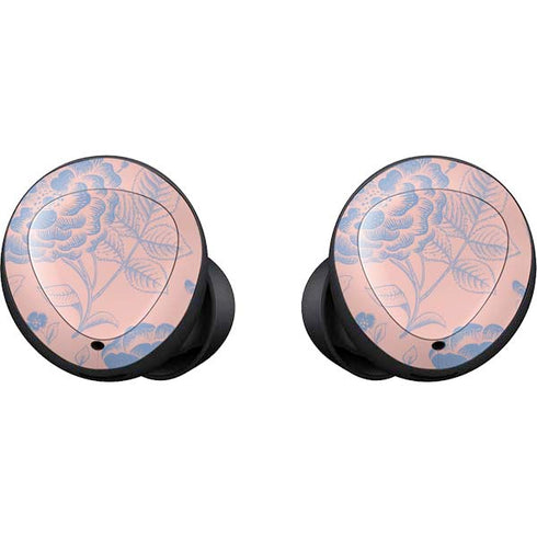 Rose Quartz & Serenity Floral Galaxy Buds Skin