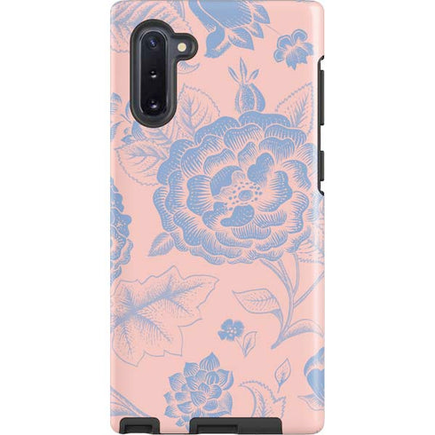 Rose Quartz & Serenity Floral Galaxy Cases