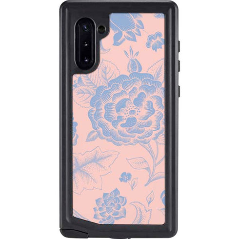 Rose Quartz & Serenity Floral Galaxy Cases