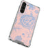 Rose Quartz & Serenity Floral Galaxy S24 FE Clear Case