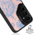 Rose Quartz & Serenity Floral Galaxy S25 Kickstand Case