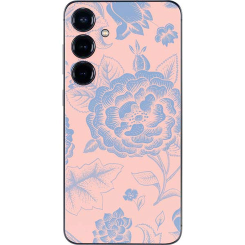 Rose Quartz & Serenity Floral Galaxy S25 Plus Skin