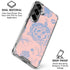Rose Quartz & Serenity Floral Galaxy S26 Clear Case