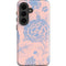 Rose Quartz & Serenity Floral Galaxy S26 Impact Case