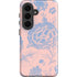 Rose Quartz & Serenity Floral Galaxy S26 Impact Case