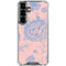 Rose Quartz & Serenity Floral Galaxy S26 Plus Clear Case