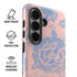 Rose Quartz & Serenity Floral Galaxy S26 Plus Impact Case