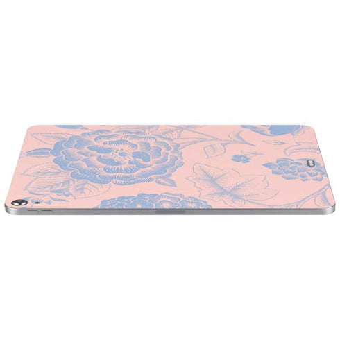 Rose Quartz & Serenity Floral Apple iPad Air Skin