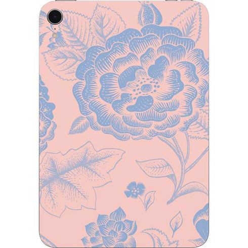 Rose Quartz & Serenity Floral Apple iPad Mini Skin