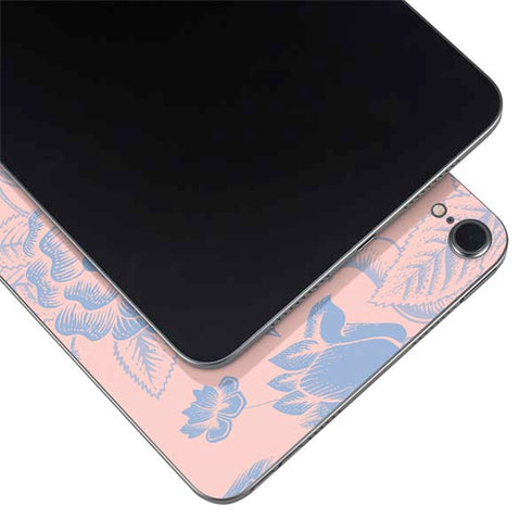 Rose Quartz & Serenity Floral Apple iPad Mini Skin