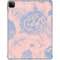 Rose Quartz & Serenity Floral iPad Pro 11in (2024) Clear Case