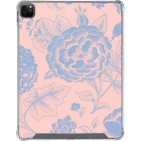 Rose Quartz & Serenity Floral iPad Cases