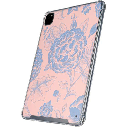 Rose Quartz & Serenity Floral iPad Cases