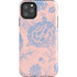 Rose Quartz & Serenity Floral iPhone Cases
