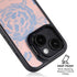 Rose Quartz & Serenity Floral iPhone 14 Kickstand Case