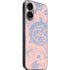 Rose Quartz & Serenity Floral iPhone 16 Plus Skin