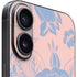 Rose Quartz & Serenity Floral iPhone 16 Plus Skin