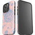 Rose Quartz & Serenity Floral iPhone 16 Pro Max Impact Case