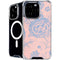 Rose Quartz & Serenity Floral iPhone 16 Pro Max MagSafe Case