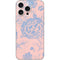 Rose Quartz & Serenity Floral iPhone 16 Pro Max Skin