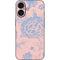 Rose Quartz & Serenity Floral iPhone 16 Skin