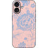 Rose Quartz & Serenity Floral iPhone 16 Skin