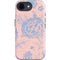 Rose Quartz & Serenity Floral iPhone 16e Impact Case