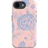 Rose Quartz & Serenity Floral iPhone 16e Impact Case