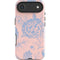 Rose Quartz & Serenity Floral iPhone 17 Air Impact Case