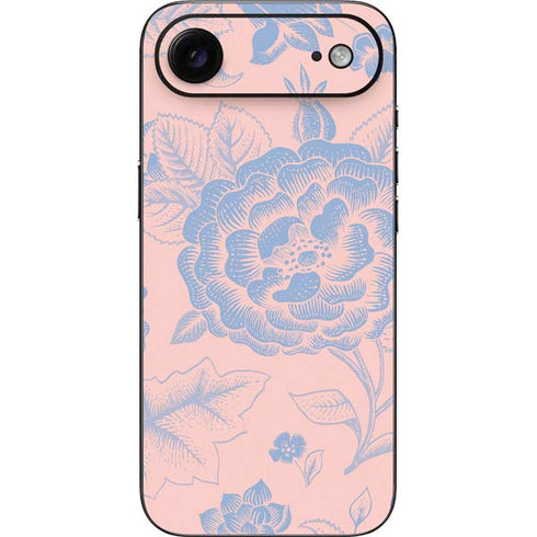 Rose Quartz & Serenity Floral iPhone 17 Air Skin