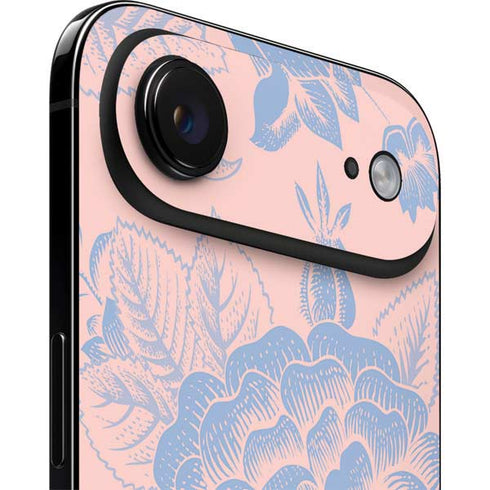 Rose Quartz & Serenity Floral iPhone 17 Air Skin
