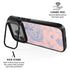 Rose Quartz & Serenity Floral iPhone 17 Pro Kickstand Case